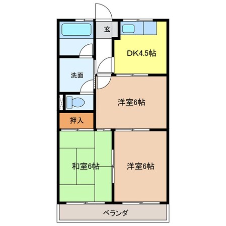 アーバンヒルズＴ２の物件間取画像